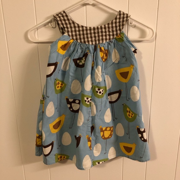 Baxter & Beatrice Sleeveless Bird Print Dress 4T - Picture 4 of 4